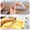 4.37 Yards Gold Embroidery Polyester Ribbons, 1.3 Inch Wide Adhesive Goldenrod Lace Trim Iron on Metallic Flower Lace for Sewing Costumes Gowns Home Decor Garment Accessories